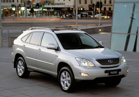 Images of Lexus RX 330 AU-spec 2003–06