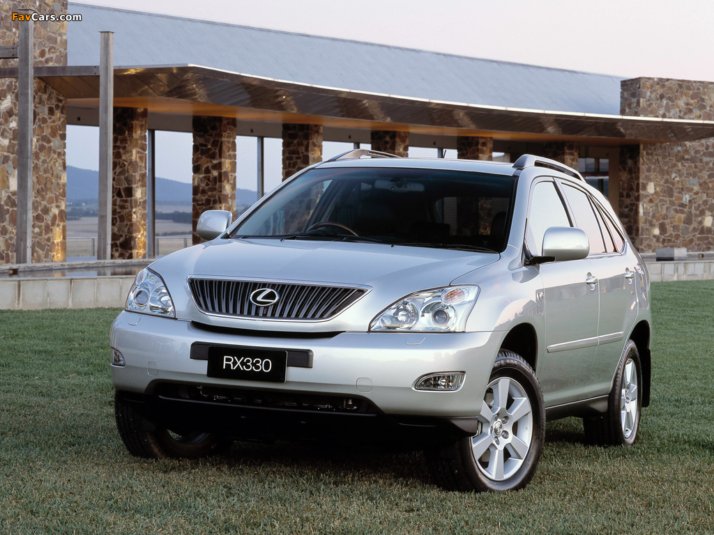 Images of Lexus RX 330 AU-spec 2003–06 (1024 x 768)