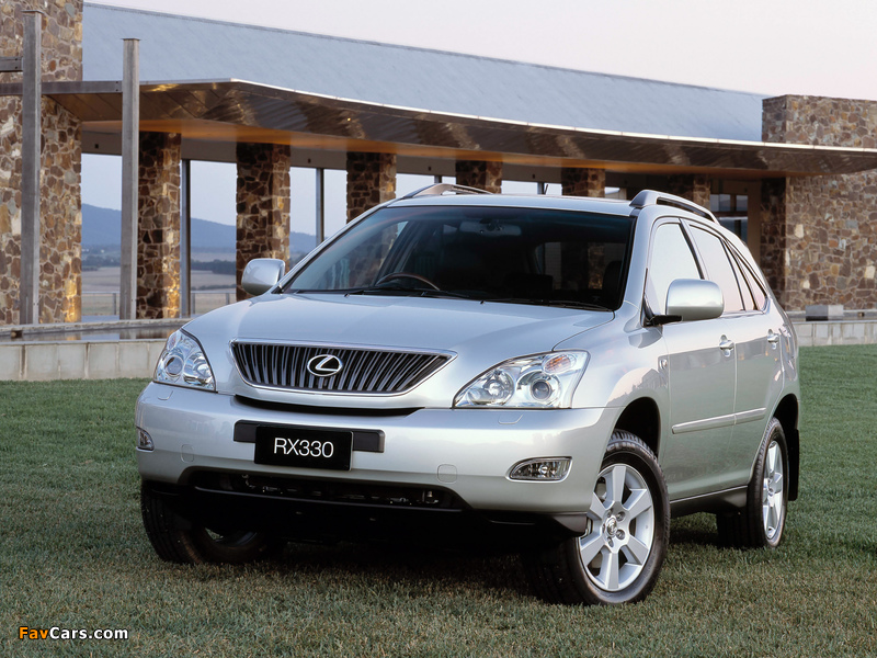 Images of Lexus RX 330 AU-spec 2003–06 (800 x 600)