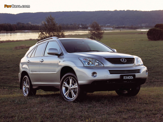 Images of Lexus RX 400h AU-spec 2005–09 (640 x 480)