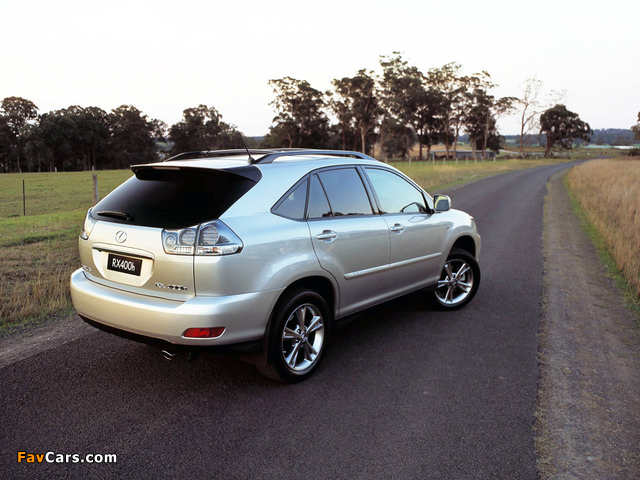 Images of Lexus RX 400h AU-spec 2005–09 (640 x 480)
