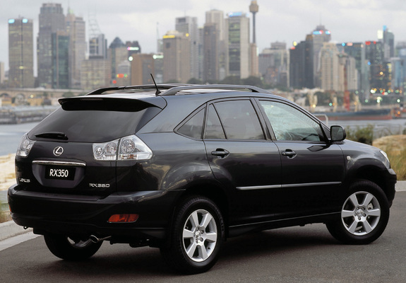 Lexus Rx3600 Images of Lexus RX 350 AU-spec 2006–09