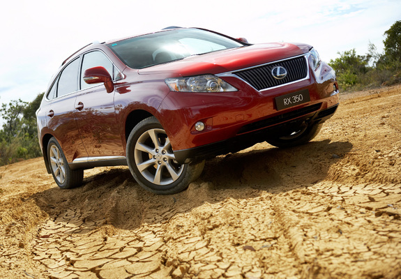 Images of Lexus RX 350 AU-spec 2009–12