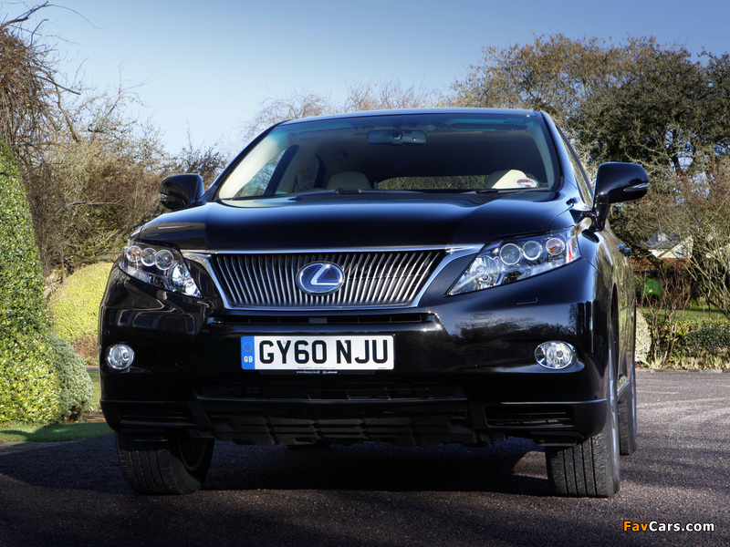 Images of Lexus RX 450h UK-spec 2009–12 (800 x 600)