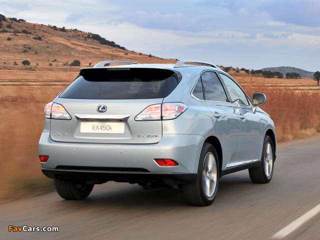 Images of Lexus RX 450h ZA-spec 2009 (640 x 480)