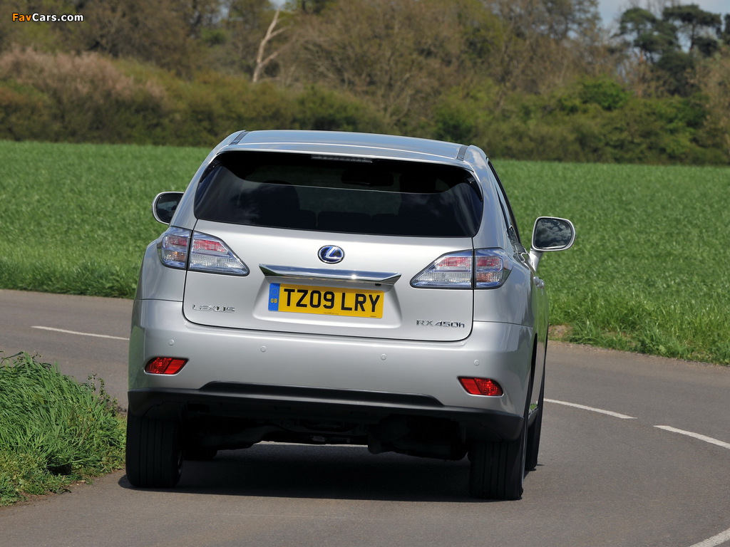 Images of Lexus RX 450h UK-spec 2009–12 (1024 x 768)