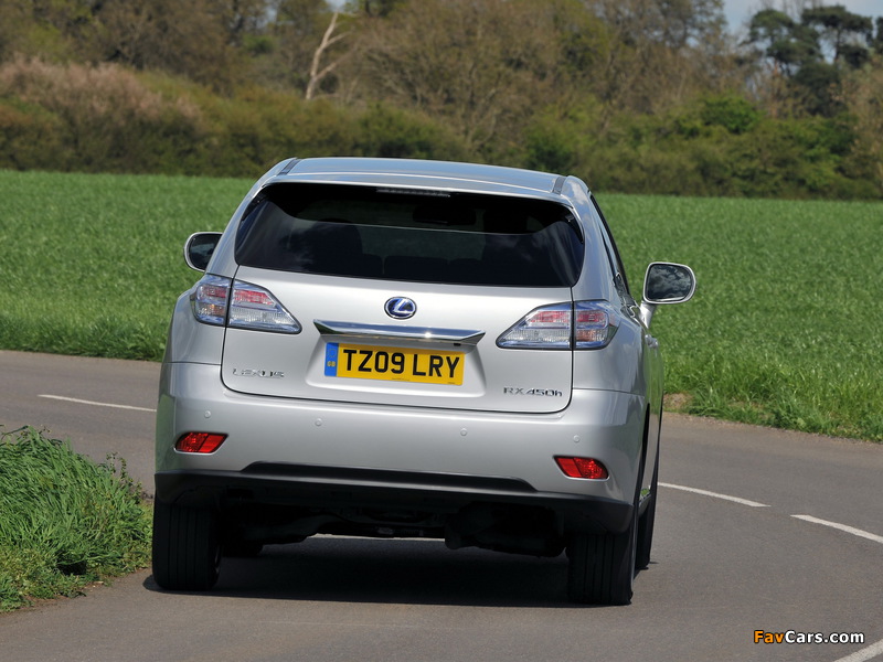 Images of Lexus RX 450h UK-spec 2009–12 (800 x 600)