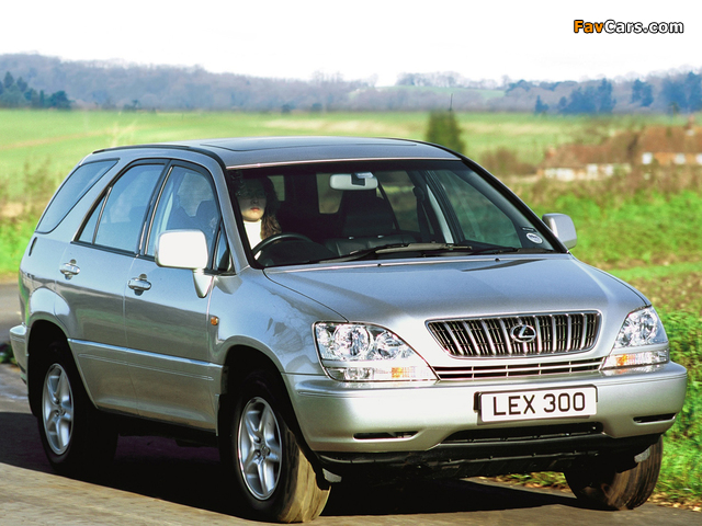 Lexus RX 300 UK-spec 2000–03 images (640 x 480)