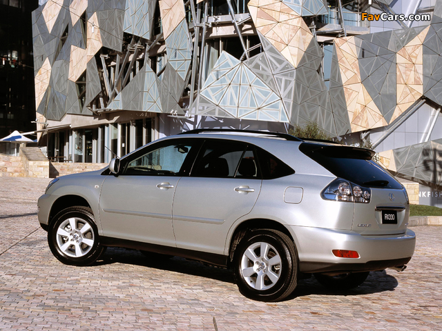 Lexus RX 330 AU-spec 2003–06 pictures (640 x 480)