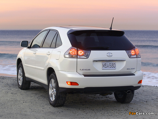 Lexus RX 330 2003–06 wallpapers (640 x 480)