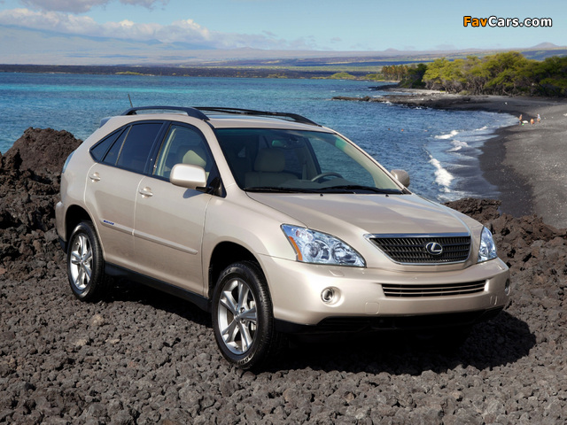 Lexus RX 400h US-spec 2005–09 photos (640 x 480)