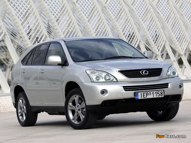 Lexus RX 400h EU-spec 2005–09 wallpapers (640 x 480)