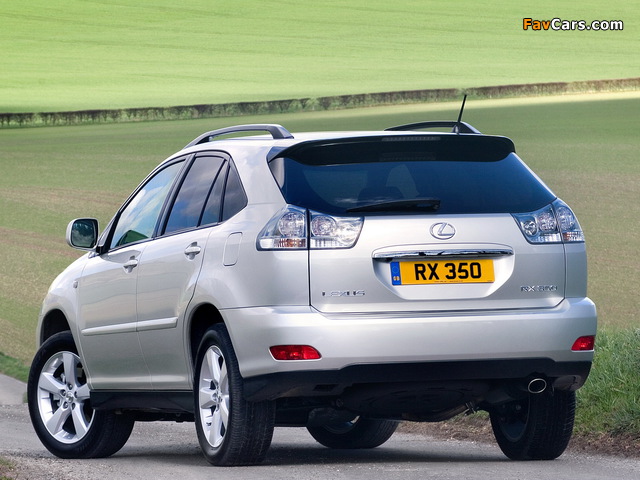 Lexus RX 350 UK-spec 2006–09 images (640 x 480)