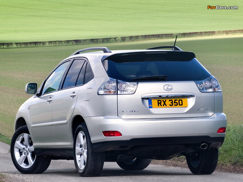 Lexus RX 350 UK-spec 2006–09 images (800 x 600)