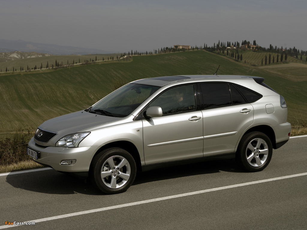 Lexus RX 350 EU-spec 2006–09 photos (1024 x 768)