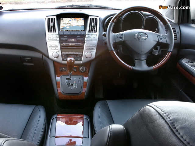 Lexus RX 350 UK-spec 2006–09 pictures (640 x 480)