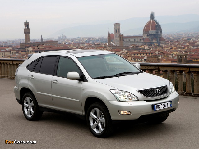 Lexus RX 350 EU-spec 2006–09 pictures (640 x 480)