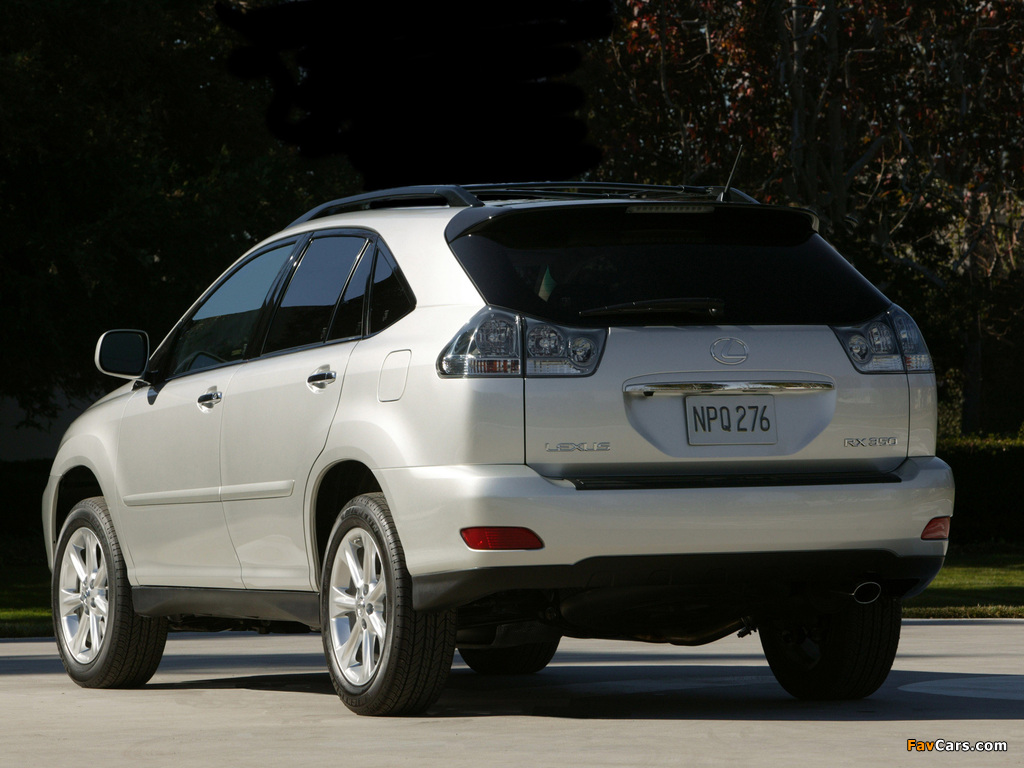 Lexus RX 350 US-spec 2006–09 wallpapers (1024 x 768)