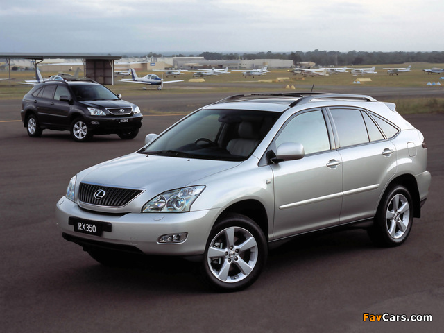 Lexus RX 350 AU-spec 2006–09 wallpapers (640 x 480)