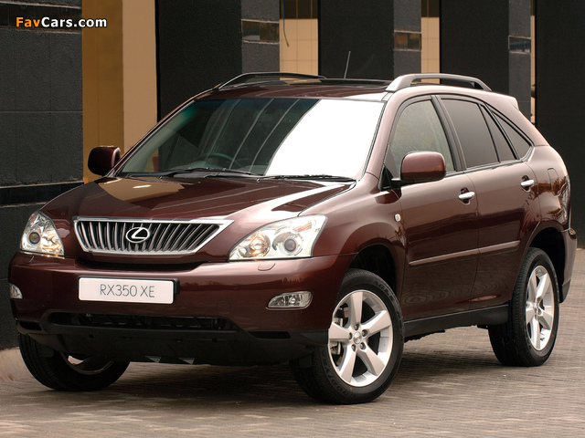 Lexus RX 350 XE ZA-spec 2007–09 pictures (640 x 480)