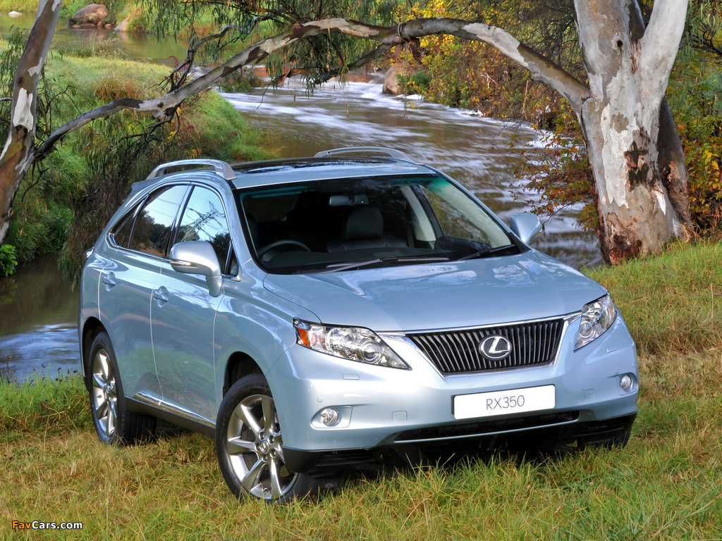 Lexus RX 350 ZA-spec 2009 images (1024 x 768)