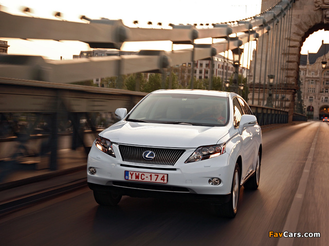 Lexus RX 450h EU-spec 2009–12 images (640 x 480)