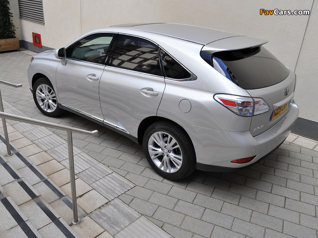 Lexus RX 450h UK-spec 2009–12 images (640 x 480)