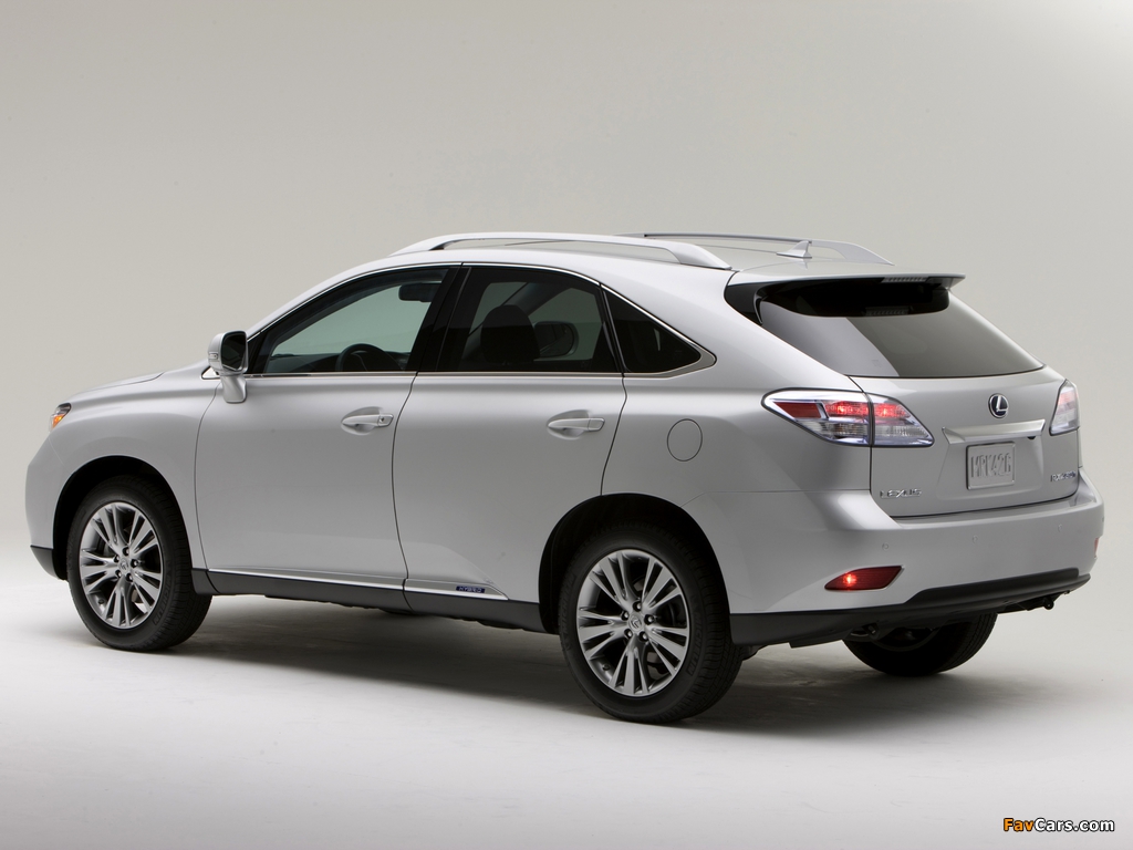 Lexus RX 450h 2009–12 images (1024 x 768)