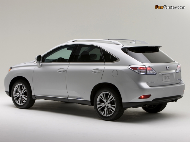 Lexus RX 450h 2009–12 images (640 x 480)