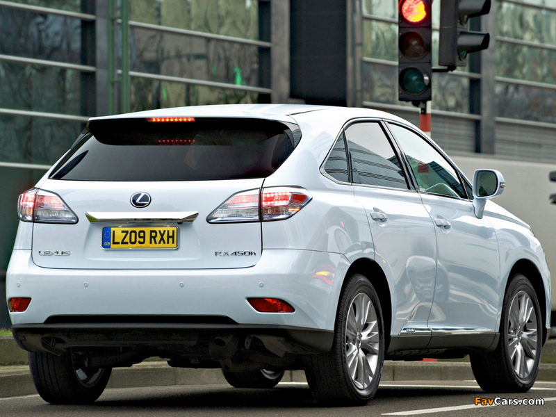 Lexus RX 450h UK-spec 2009–12 images (800 x 600)