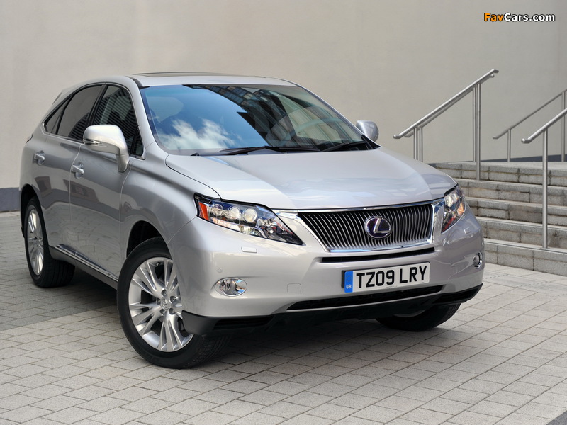 Lexus RX 450h UK-spec 2009–12 images (800 x 600)