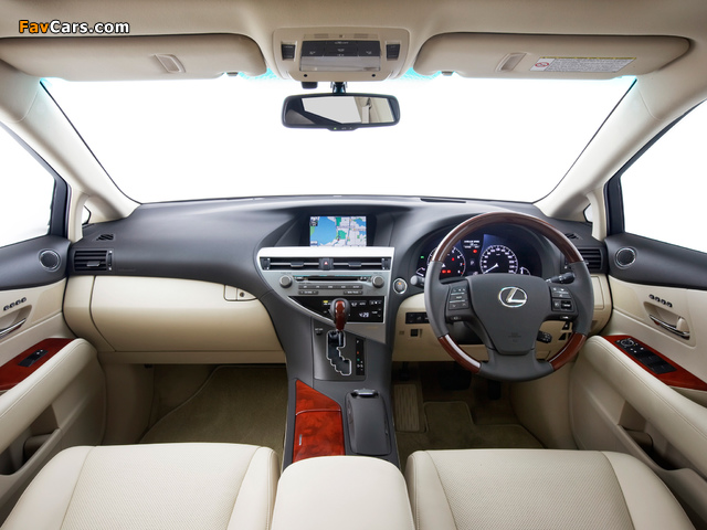 Lexus RX 350 AU-spec 2009–12 images (640 x 480)