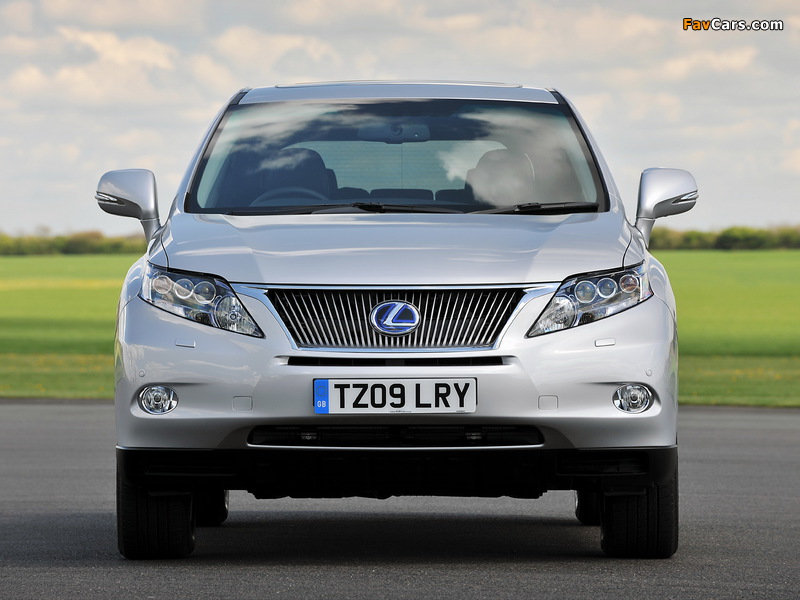 Lexus RX 450h UK-spec 2009–12 images (800 x 600)