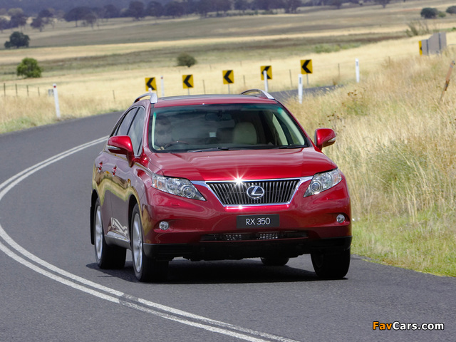 Lexus RX 350 U-spec 2009 photos (640 x 480)