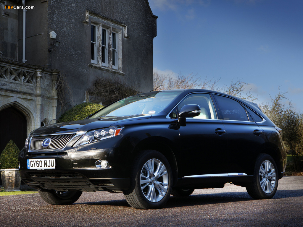 Lexus RX 450h UK-spec 2009–12 pictures (1024 x 768)