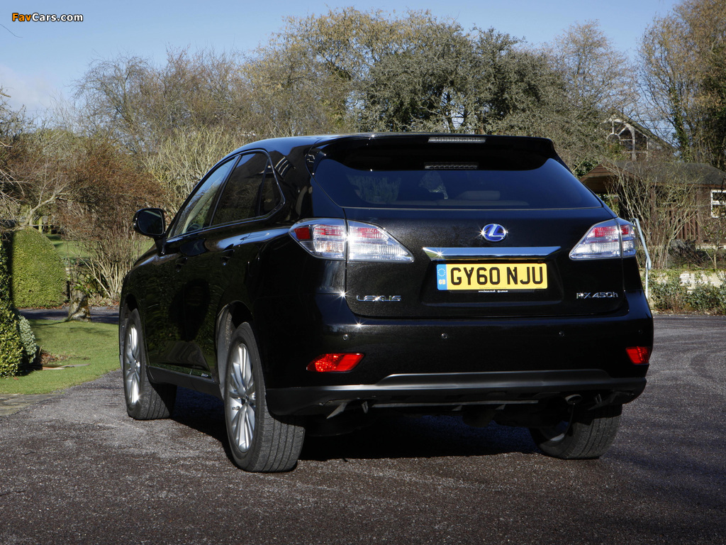 Lexus RX 450h UK-spec 2009–12 pictures (1024 x 768)