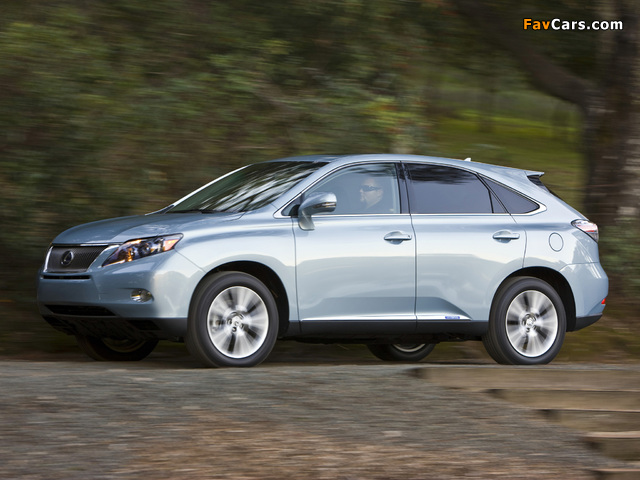 Lexus RX 450h 2009–12 pictures (640 x 480)