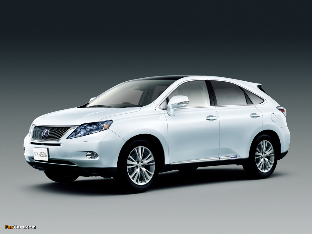 Lexus RX 450h JP-spec 2009–12 pictures (1024 x 768)