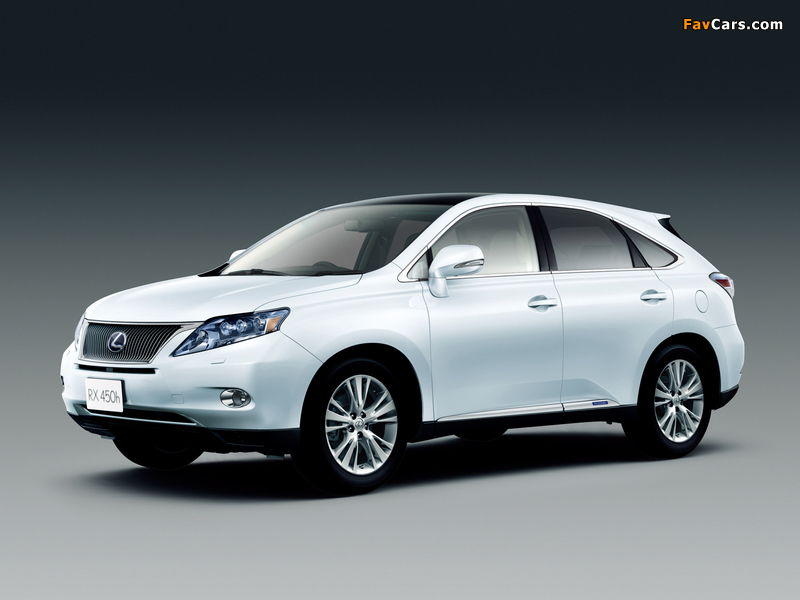 Lexus RX 450h JP-spec 2009–12 pictures (800 x 600)