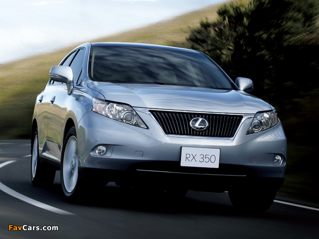 Lexus RX 350 JP-spec 2009–12 pictures (640 x 480)