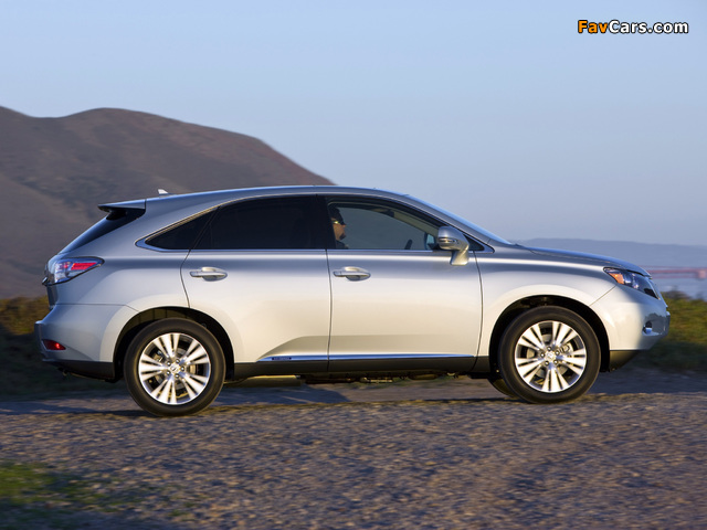 Lexus RX 450h 2009–12 pictures (640 x 480)