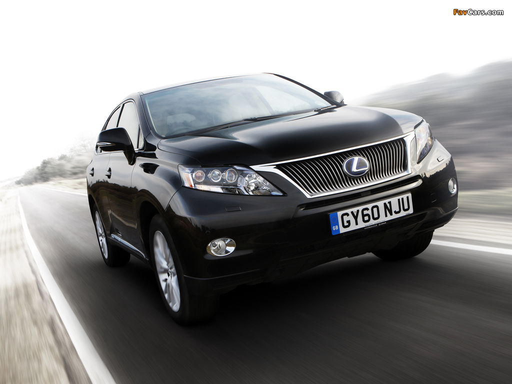 Lexus RX 450h UK-spec 2009–12 wallpapers (1024 x 768)