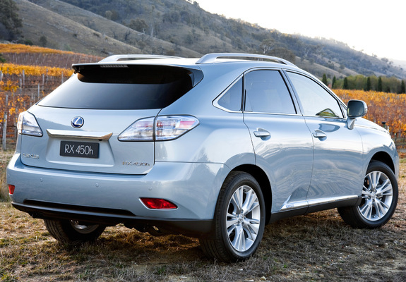 Lexus RX 450h AU-spec 2009–12 wallpapers
