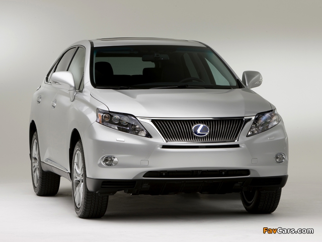 Lexus RX 450h 2009–12 wallpapers (640 x 480)