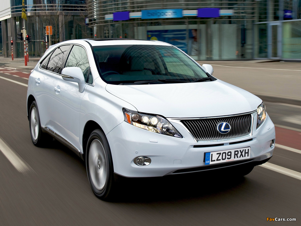 Lexus RX 450h UK-spec 2009–12 wallpapers (1024 x 768)