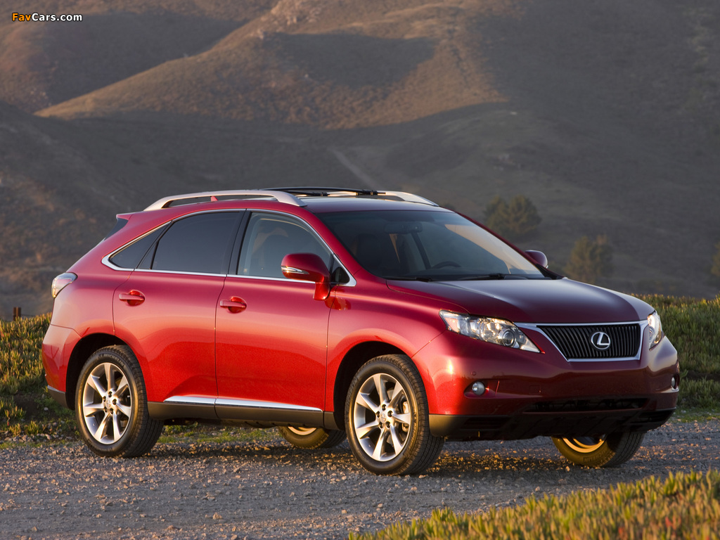 Lexus RX 350 2009–12 wallpapers (1024 x 768)