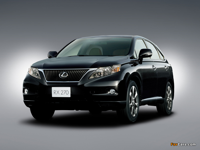 Lexus RX 270 JP-spec 2010–12 pictures (800 x 600)