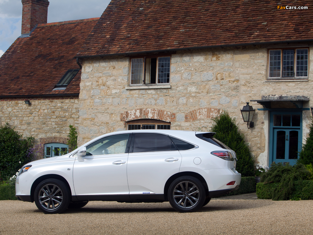 Lexus RX 450h F-Sport UK-spec (AL10) 2012–15 images (1024 x 768)