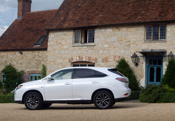 Lexus RX 450h F-Sport UK-spec (AL10) 2012–15 images