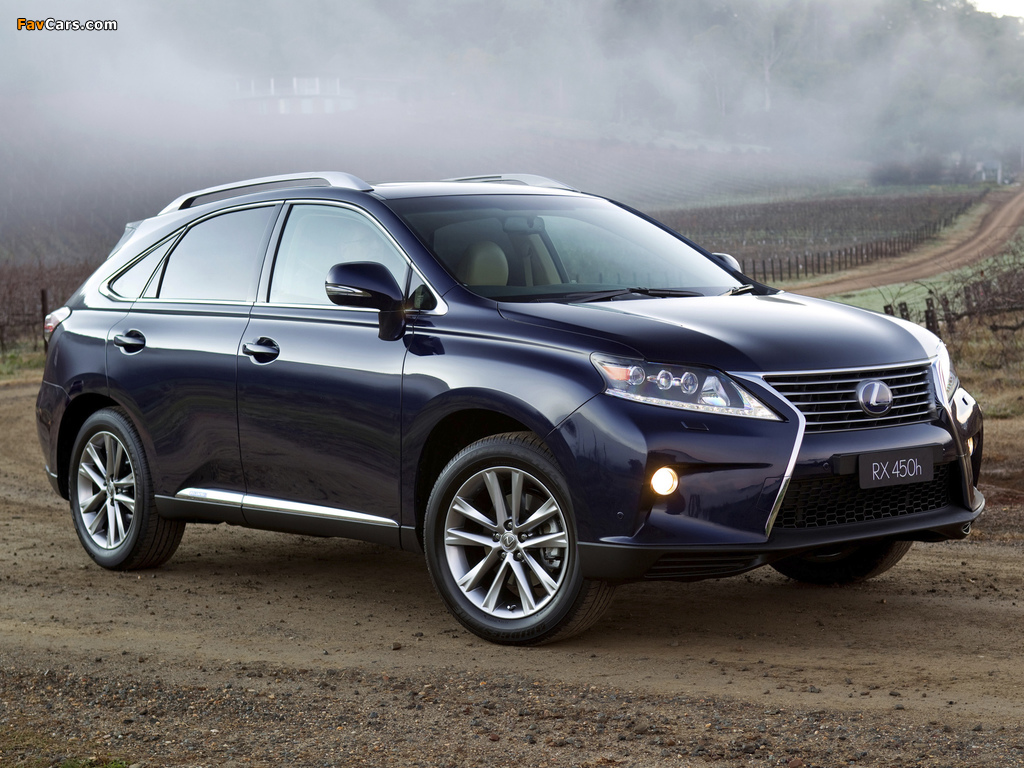 Lexus RX 450h AU-spec 2012 photos (1024 x 768)